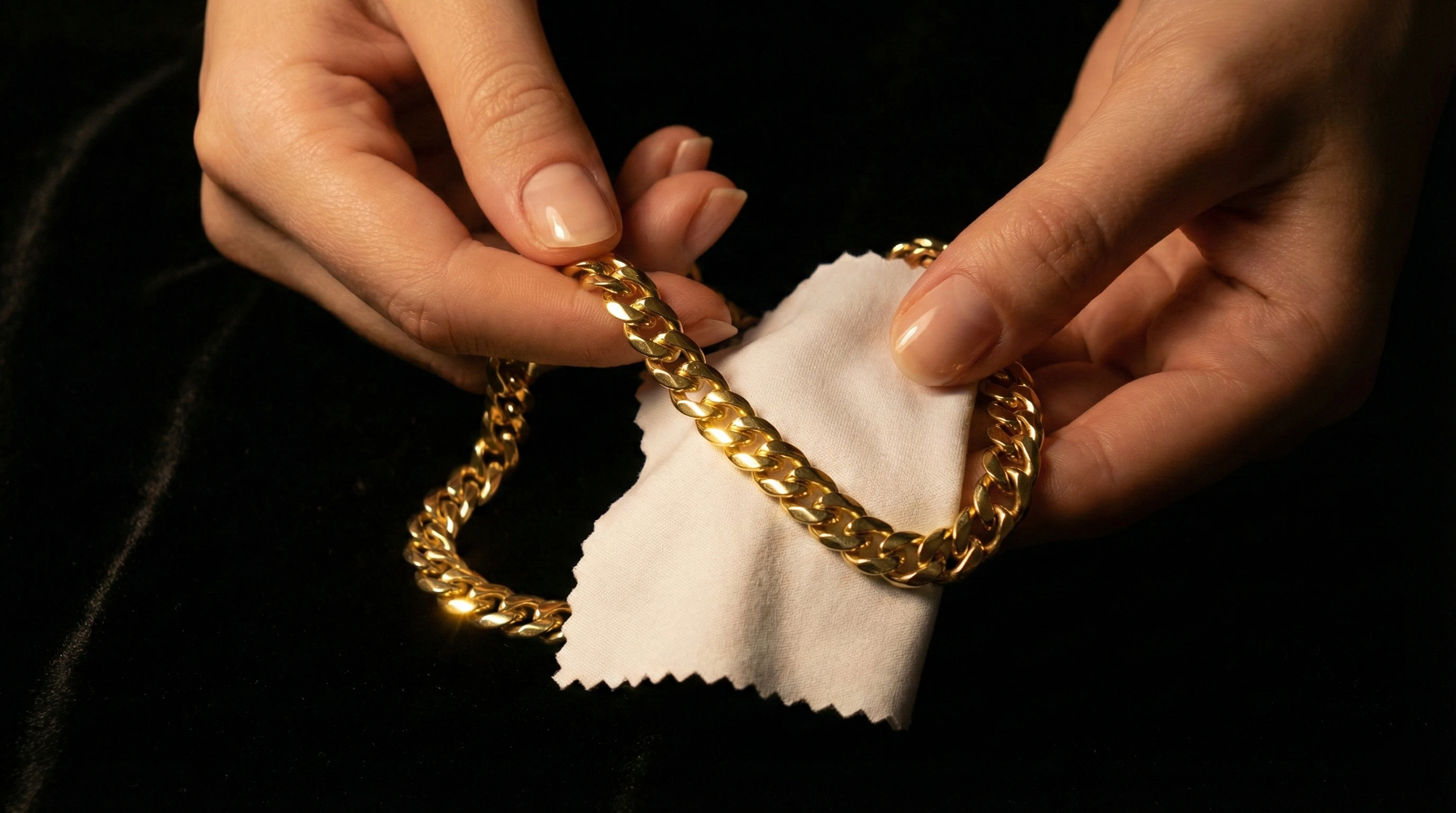 Limpieza profesional de joyas de oro en Dtalles Jewelry